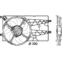 Load image into Gallery viewer, מאוורר MAHLE לפיג'ו BIPPER / סיטרואן NEMO 2009-2026