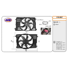 Load image into Gallery viewer, מאוורר למרצדס A-CLASS / מרצדס B-CLASS 2018-2026
