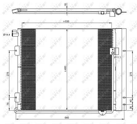 מעבה מזגן NRF לMAN TGL / MAN TGM 1990-2026