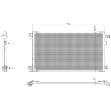 Load image into Gallery viewer, מעבה מזגן NRF לטויוטה PRIUS / טויוטה COROLLA 2009-2026