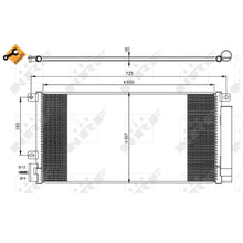 טען תמונה למציג הגלריה, מעבה מזגן NRF לשברולט TRAX / אופל MOKKA 2012-2026