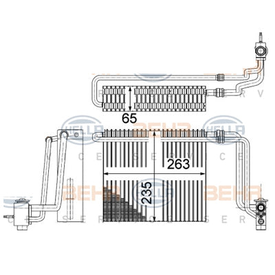 מאייד מזגן TYC AIR למרצדס VITO / מרצדס VIANO 2005-2026