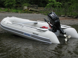 SEAPRO סירה גומי מקצועית רצפת אלומיניום קשיחה אורך 3.8 מטר תקן CE