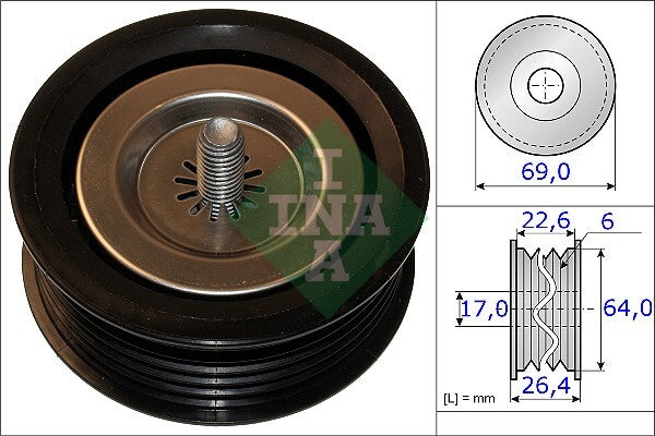 גלגלת רצועות ספרינטר 516<09 W639<10 532 0671 10