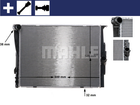 רדיאטור ב.מ.וו E48 X1  2007-2011 CR 1088 000S