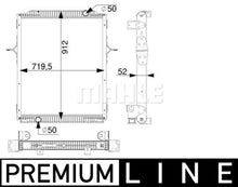 Load image into Gallery viewer, רדיאטור TRUCKS RENAULT 2013-**** CR 166 000P