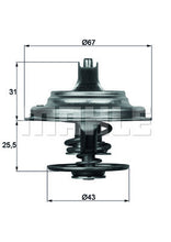 טען תמונה למציג הגלריה, תרמוסטט TGS/TGA MAN XF95 DAF 2005-**** TX 23 83D