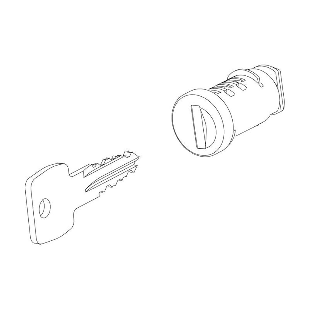 מנעול/מפתח THULE — מנעול + מפתח
