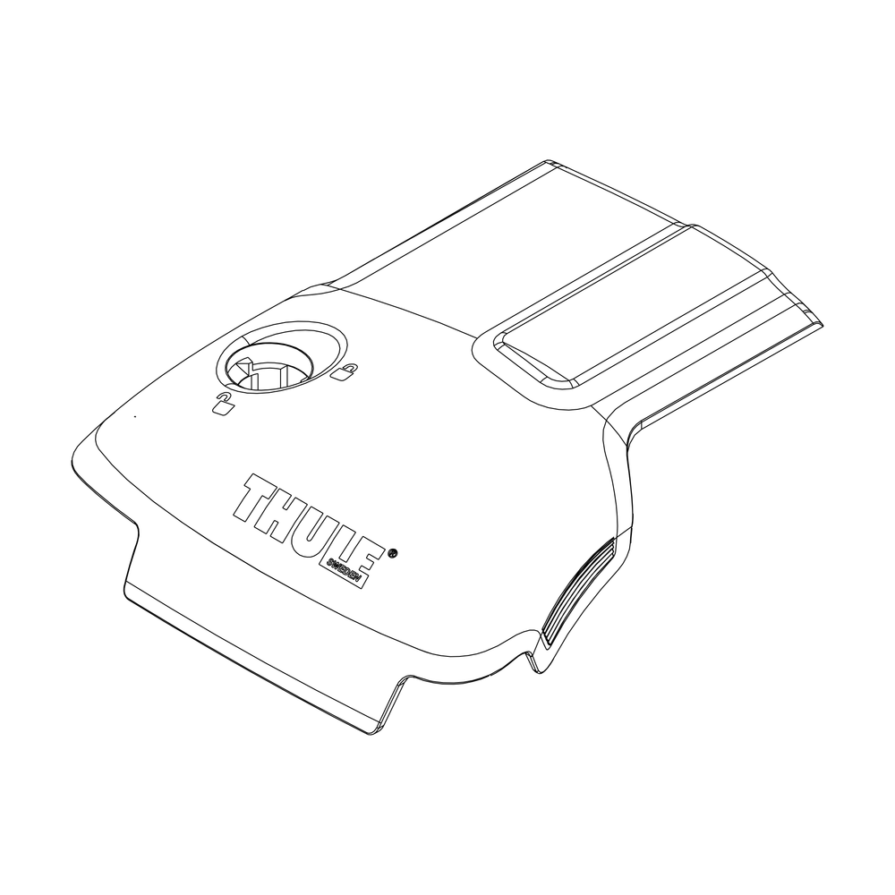 חלק חילוף THULE — מכסה רגלימין 958X