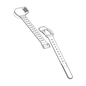 חלק חילוף THULE — foot strap, left