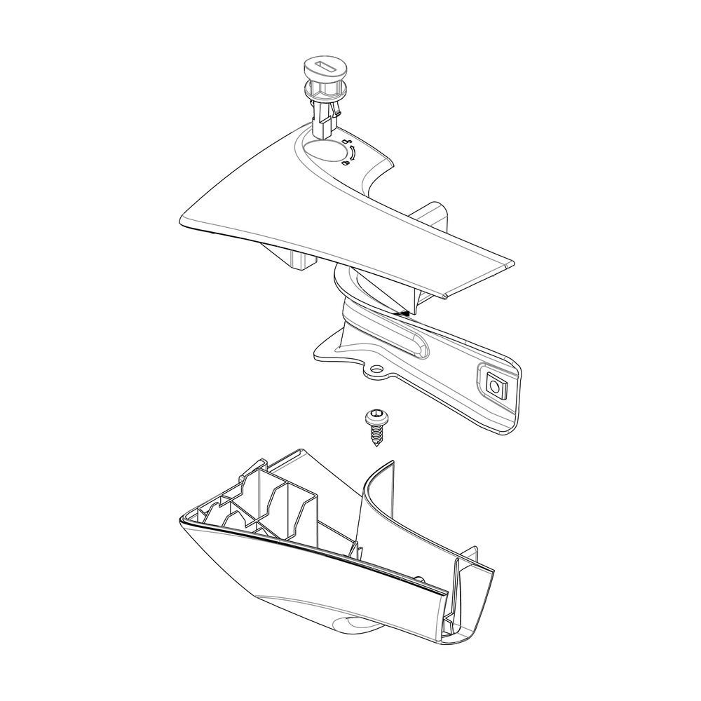 חלק חילוף THULE — carrier left assembly 823/824