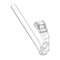 חלק חילוף THULE — wheelstrap att right/out VC
