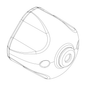 חלק חילוף THULE — Lockable knob XT w/o lock