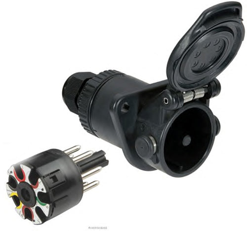 שקע לנגרר 24V ABS / EBS X7 ברגים