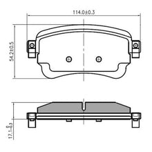 Load image into Gallery viewer, רפידות בלם אחורי TRW לטויוטה PROACE 2017-2022