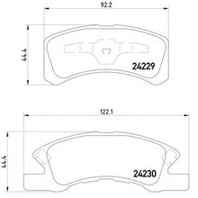 Load image into Gallery viewer, רפידות בלם קדמי TRW למיצובישי SPACE 2014-2022