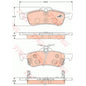 צלחות בלם TRW לטויוטה YARIS / הונדה CIVIC 2005-2026