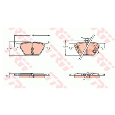 צלחות בלם TRW לסובארו XV / סובארו IMPREZA 2014-2026 ועוד 3 דגמים