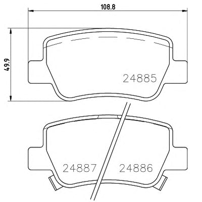 צלחות בלם TRW לטויוטה AVENSIS 2008-2026