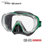 מסכה לצלילה ושחייה דגם TRI-QUEST FD מק״ט M3001QID תוצרת טוסה Tusa®