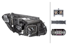 פנס ראשי שמאלי TYC LED למרצדס C-CLASS / מרצדס C200 2018-2022