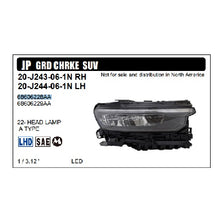Load image into Gallery viewer, פנס ראשי ימני TYC LED לג'יפ GRAND-CHEROKEE / ג'יפ CHEROKEE 2021-2022