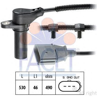 חיישן גל VALEO לפולקסווגן GOLF / פולקסווגן TRANSPORTER-T3-VAN 1997-2011 ועוד 9 דגמים