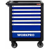 עגלת מוסך מאובזרת 255 חלקים - מגשי EVA תוצרת WORKPRO