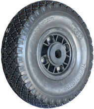 Load image into Gallery viewer, גלגל בלון מוקצף 26 ס״מ Tuff-Tire כולל סט תותבים לצירים 13/16/20/25 מ״מ כושר העמסה 68 ק״ג דגם WZ1-26TT-PB תוצרת Wheeleez