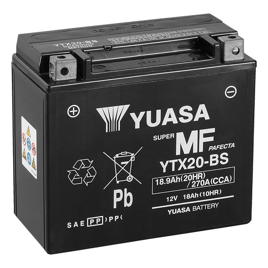 מצבר יואסה YTX20-BS – פלוס שמאל