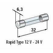 Load image into Gallery viewer, נתיך זכוכית 35A ZEEMAN - 100 יח' באריזה