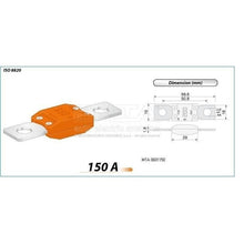 Load image into Gallery viewer, נתיך עומס MEGA 150A ZEEMAN - יחידה בודדת