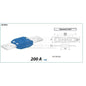 נתיך עומס MEGA 200A ZEEMAN - יחידה בודדת