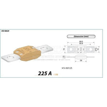טען תמונה למציג הגלריה, נתיך עומס MEGA 225A ZEEMAN - יחידה בודדת