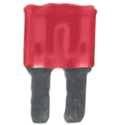 נתיך מיני מיקרו 10A אדום ZEEMAN - 10 יח' באריזה