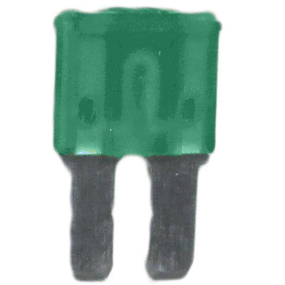 נתיך מיני מיקרו 30A ירוק ZEEMAN - 10 יח' באריזה