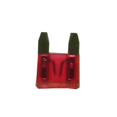 נתיך מיני 10A אדום ZEEMAN - 100 יח' באריזה